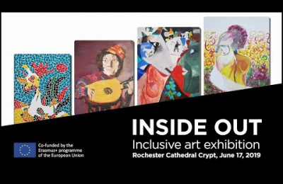 Embedded thumbnail for Inside Out. Inclusive art exhibition. Rochester Cathedral Crypt, June 17, 2019
