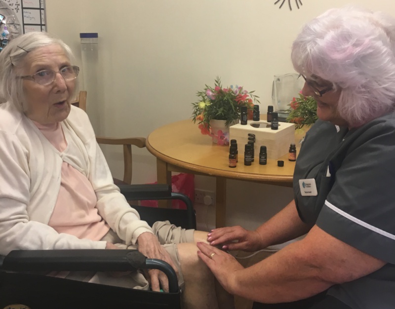 Innovative use of aromatherapy at Edensor has landed an award nomination